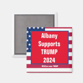 Albany Support TRUMP 2024 magnet Magneet (Voorkant / Achterkant)