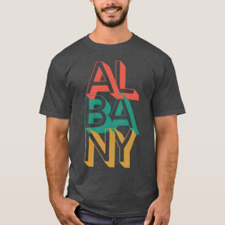 Albanyypography vriend t-shirt