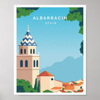 Albarracin Spanje Poster