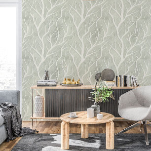 albast salieboomtakken behang