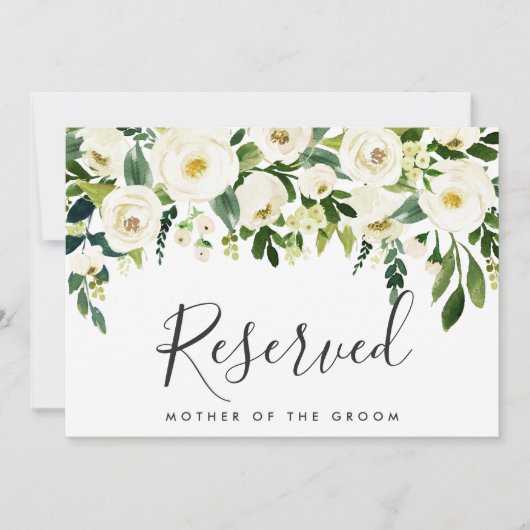 Albasten huwelijksbord met bloemen en de tekst 'ge kaart (Voorkant)