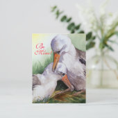 Albatros amoureux Carte Saint Valentin (Debout devant)