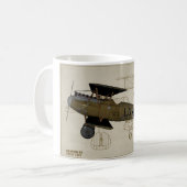 Albatros Lt. Von Hipple WWI Coffee Mok (Voorkant links)