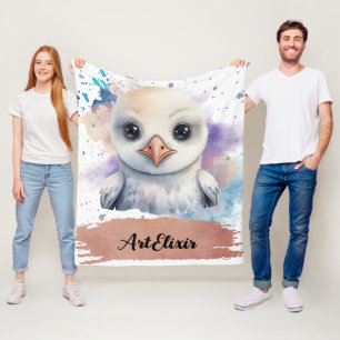 Albatross Baby Kawaii Fleece Deken