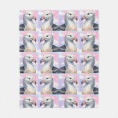 Albatross Dreamy Pattern Fleece Deken (Voorkant)