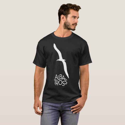 Albatross uniek grafisch shirt (Voorkant volledig)