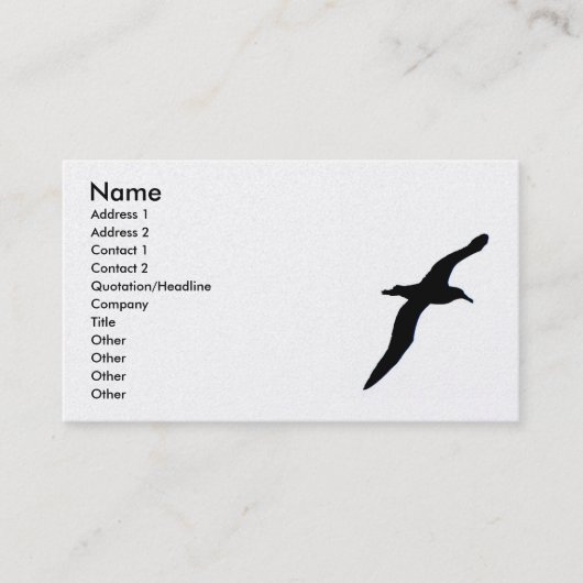 Albatross Visitekaartje (Voorkant)