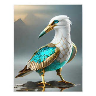 Albatrosseiland Lemuria Toroa Motu Being Foto Afdruk