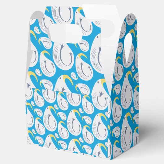 albatrossen in de oceaan bedankdoosjes (Geopend)