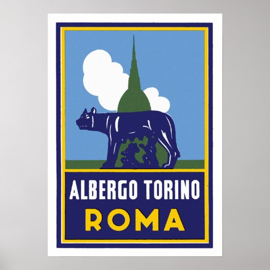 Albergo Torino Roma Poster (Voorkant)