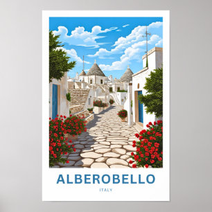 Alberobello Italië Reisprint Poster