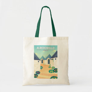 Alberobello Italië Reizen Kunst Vintage Tote Bag