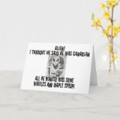 Albert Alien T-shirt Kaart (Gele Bloem)