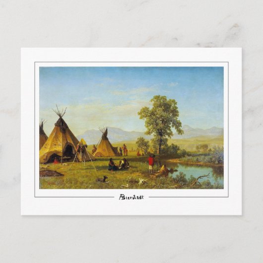 Albert Bierstadt #118 - Kunstkaart Briefkaart (Voorkant)