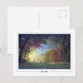 Albert Bierstadt #134 - Carte postale Art (Devant / Derrière)