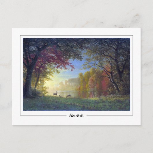 Albert Bierstadt #134 - Carte postale Art (Devant)
