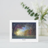 Albert Bierstadt #134 - Carte postale d'art fin (Debout devant)