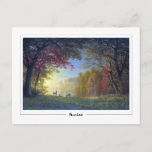Albert Bierstadt #134 - Carte postale d'art fin