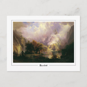 Albert Bierstadt #136 - Carte postale d'art fin
