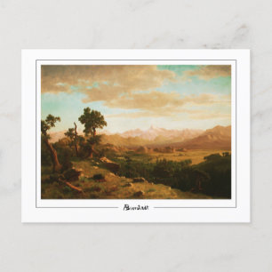 Albert Bierstadt #14 - Carte postale Art