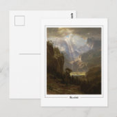 Albert Bierstadt #52 - Carte postale d'art fin (Devant / Derrière)