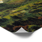 Albert Bierstadt A Storm in de Rocky Mountains Poster (Hoek)