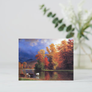 Albert Bierstadt - Aan de Saco Briefkaart