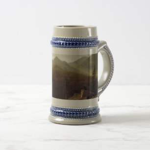 Albert Bierstadt - Beren in de wilde natuur Bierpul