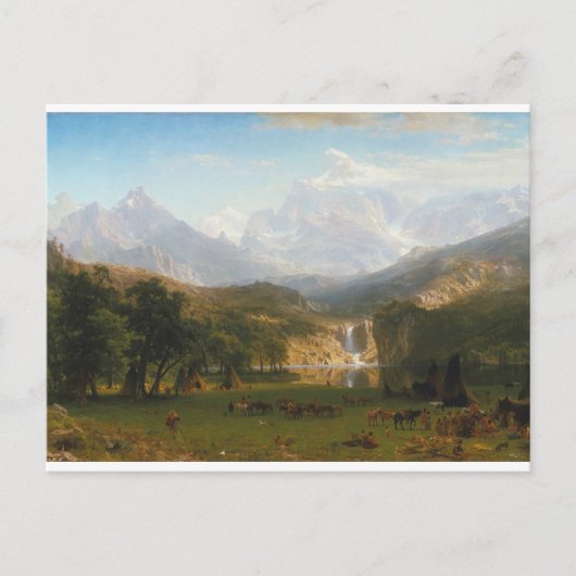 Albert Bierstadt Landers Peak Painting Briefkaart (Voorkant)
