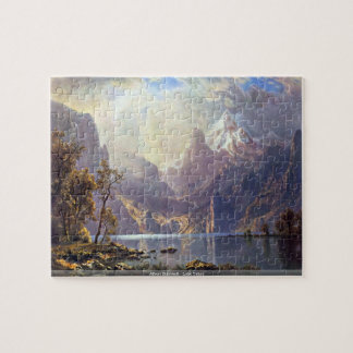 Albert Bierstadt - Meer van Tahoe puzzle Legpuzzel