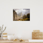 Albert Bierstadt Merced, de Josemietvallei Poster (Keuken)