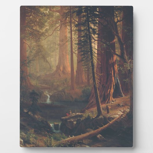 Albert Bierstadt - Redwood Trees Fotoplaat (Voorkant)