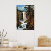 Albert Bierstadt schilderij, Vernal Herfsten Poster (Keuken)