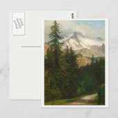 Albert Bierstadt schildert sneeuw in het hoge land Briefkaart (Voorkant / Achterkant)