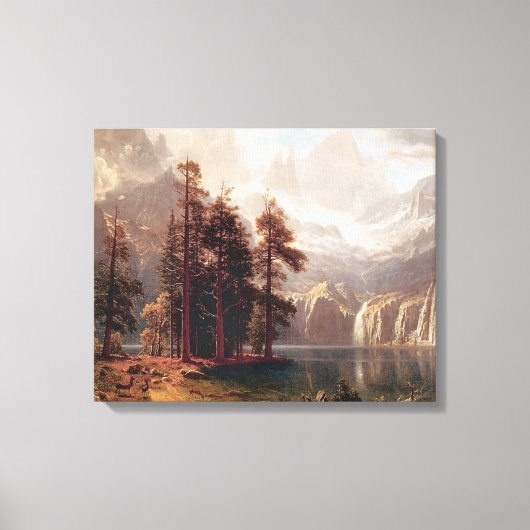 Albert Bierstadt Sierra Nevada, 1871 Canvas Afdruk (Voorkant)