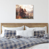 Albert Bierstadt Sierra Nevada, 1871 Canvas Afdruk (Insitu (Slaapkamer))