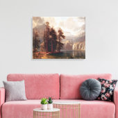 Albert Bierstadt Sierra Nevada, 1871 Canvas Afdruk (Insitu (Woonkamer))