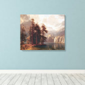 Albert Bierstadt Sierra Nevada, 1871 Canvas Afdruk (Insitu (Houten vloer))