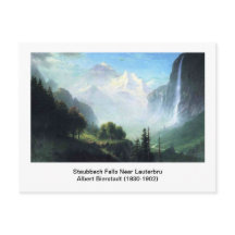 Albert Bierstadt, Staubbach-waterval bij Lauterbru