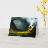 Albert Bierstadt Storm in de Bergen Kaart (Gele Bloem)
