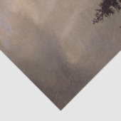 Albert Bierstadt "The Matterhorn" 1850 ontkoppelin Tissuepapier (Detail)