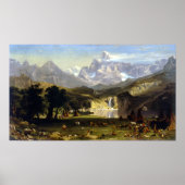 Albert Bierstadt The Rocky Mountains, Lander's erw Poster (Voorkant)