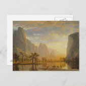 Albert Bierstadt - Valley of the Yosemite Briefkaart (Voorkant / Achterkant)
