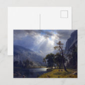 Albert Bierstadt Yosemite Valley Briefkaart (Voorkant / Achterkant)