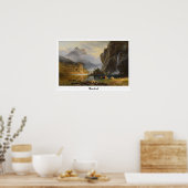 Albert Bierstadt Zedign Poster d'art #108 (Cuisine)