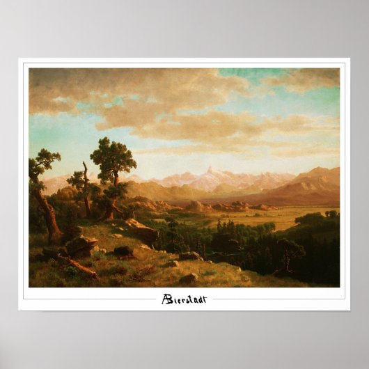 Albert Bierstadt Zedign Poster d'art #14 (Devant)