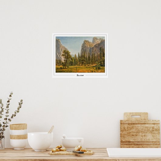 Albert Bierstadt Zedign Poster d'art #261 (Cuisine)