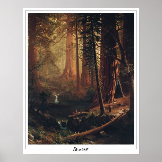 Albert Bierstadt Zedign Poster d'art #4 (Devant)