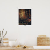 Albert Bierstadt Zedign Poster d'art #4 (Cuisine)