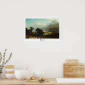 Albert Bierstadt Zedign Poster d'art #70 (Cuisine)